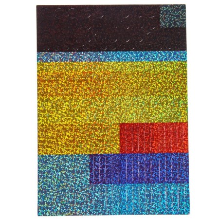 Formation mosaic sticker "by fields", blue tractor-2