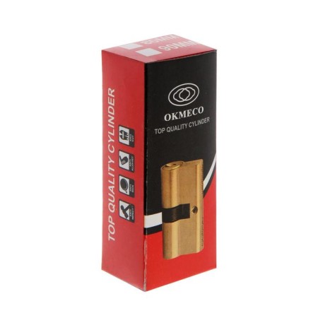 Cylinder mechanism, 80 mm, English key, 5 keys, color gold-1