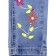 Denim costume for girls, height 116 cm, blue color