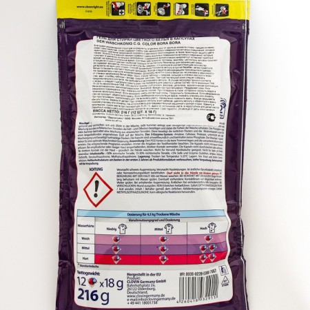 Capsules for washing colored linen der Waschkönig C.G. "Bora Bora" Tropische Blumen, 12 pcs, 18 g-1