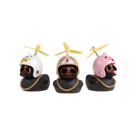 Duck with propeller, black color, mix-2