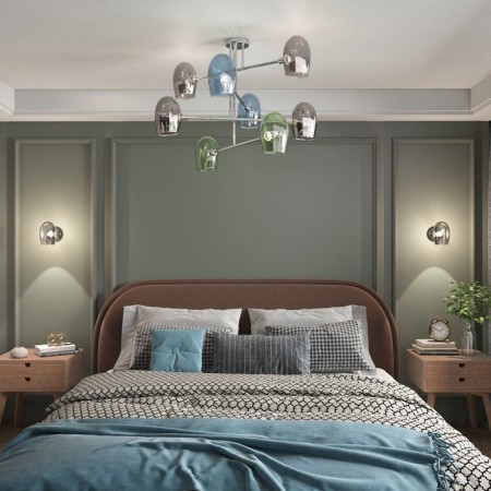 Ceiling lamp Gardie, 40W, E14, 83x83x62 cm-2