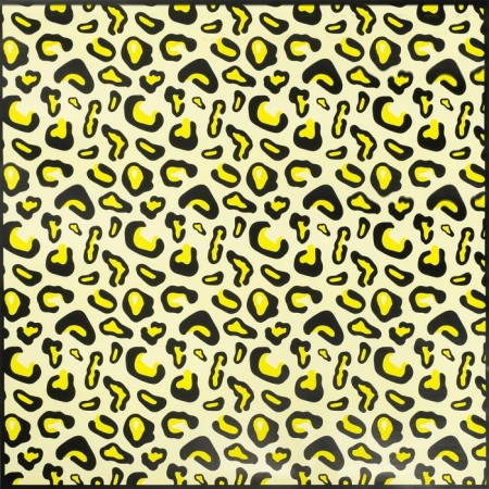 Matte, bilateral film, "leopard", light saluta, 0.57 x 0.57 m-3