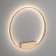 Bra Maytoni Mod058WL-L50BS4K, 1XLED, 51W, 80x80x80 cm, 2400lm, brass color