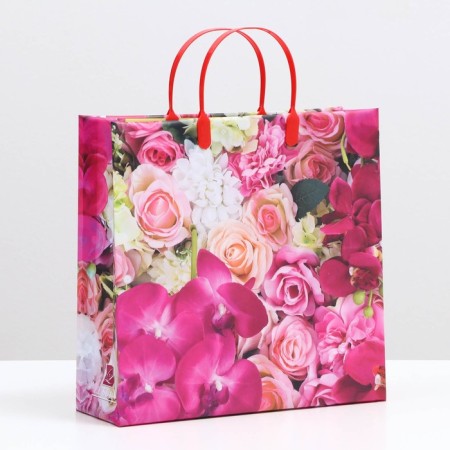 Package "Favorite Flowers", soft plastic, 30 x 30 cm, 100 μm