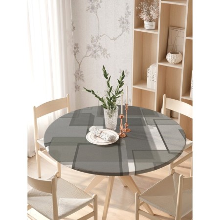 The tablecloth “Outpatangles”, round, oxford, elastic band, size 140x140 cm, diameter 105-120 cm-2