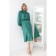 Midi silk dress with skirt-trap, size 50