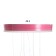 Lunar Light Chandelier LED 58W pink 50x50x60 cm Bayerlux