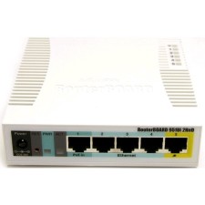 Маршрутизатор беспроводной MikroTik RB951UI-2HND, 10/100 Мбит, белый