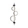 Sconces "Adam", size 35x15x106 cm, LED, 40W, 4000K