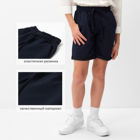 Shorts for the boy minku blue color, height 158-1
