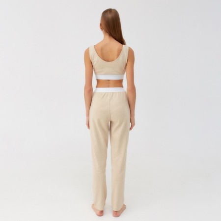 Pants Years Minaku: Home Collection Beige Color, Rr. 52-2