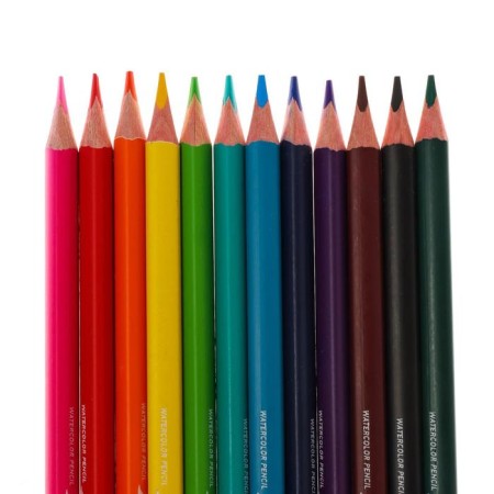 Pencils Watercolor 12 colors Happycolor, mix-3