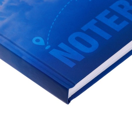 Note book A5, 128 sheets in the Vanilla sky cage, solid cover, matte limit limit, selective UV-lak,-2