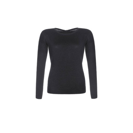 Jumper Female Knitted Conte Elegant, Size S, Black Color Black