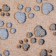 Animal blades "with love", 76 x 52 cm, beige