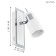 Davida lamp 1x5W Led Chrome 16.5x10cm