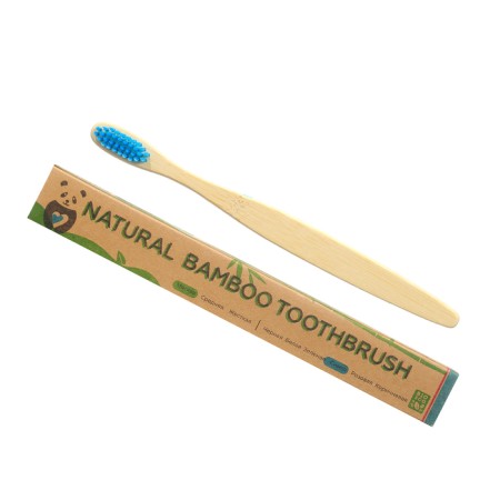 Bamboo toothbrush soft, 10 pieces, mix of flowers-1