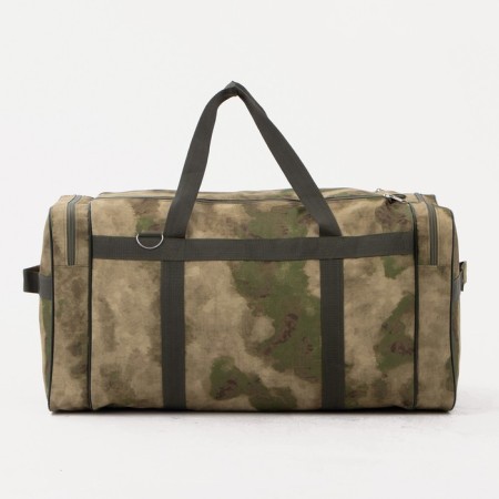 Road bag on lightning, 3 external pockets, a long belt, camouflage color/hack-1