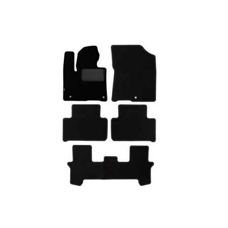 Standard salon rugs for Kia Sorento 2020-, SUV, 5 pcs., Textile