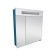 Domino Aurora 60 Domino Bathroom Mirror, with LED backlighting