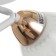 Chandelier "Natalia" 3x60W E27 White/gold 52x52x26cm