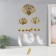 Wind music metal, plastic "Golden leaves and butterflies" 7 bells 62x24x2.7 cm