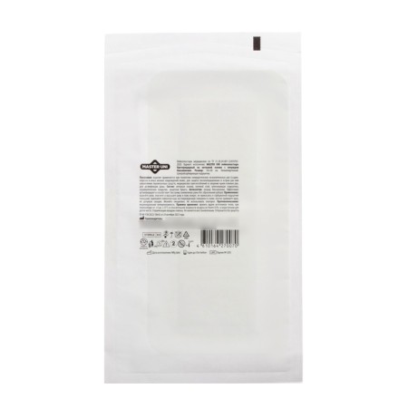 Master UNI adhesive plaster bactericidal on a non -woven base with benzalco chloride. 10x20 cm.