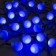 Garland “thread” 5 m with nozzles “Blood Balls”, IP20, Dark Thread, 30 LED, Blue glow, 8 modes, 220 V