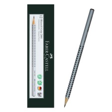 Pencil Chernographic Faber-Castell Professional Grip 2001 2b three-sided case, massage checkers