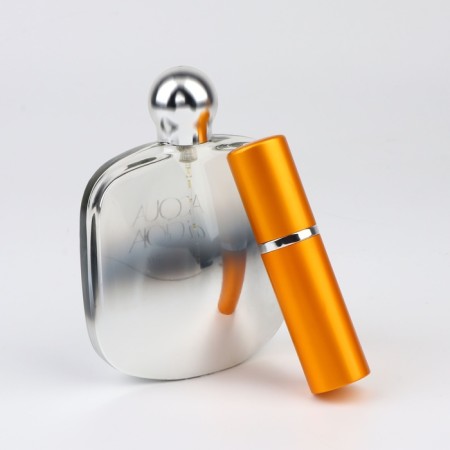Perfume bottle, with a spray, 10 ml, golden color-12