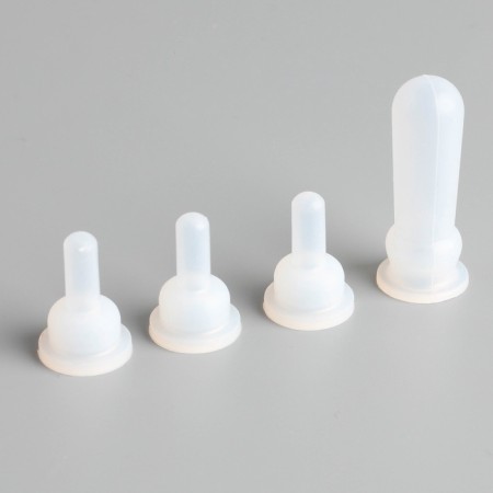 Set for feeding "fluffy happiness" for puppies, 60 ml, with 4 nipples and brush-9