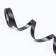 Polypropylene tape "Matte" for decor and gifts, black, 2 cm x 50 m