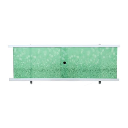 Bath screen "Quarter Green hoarfrost", 148 cm