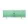 Bath screen "Quarter Green hoarfrost", 148 cm