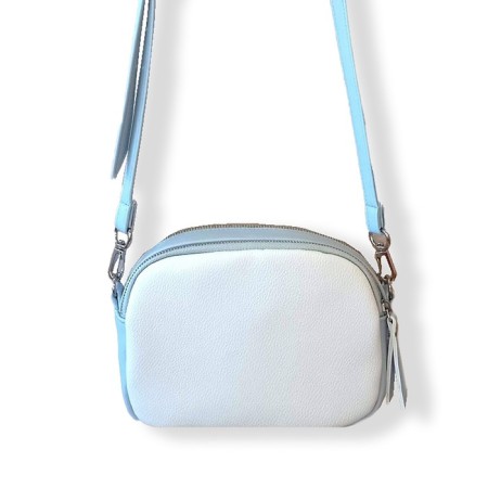Cross-Bodi bag, 2 parts with lightning, white/blue/powder color-1