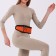 Lightning waist bag, 3 departments, Orange color