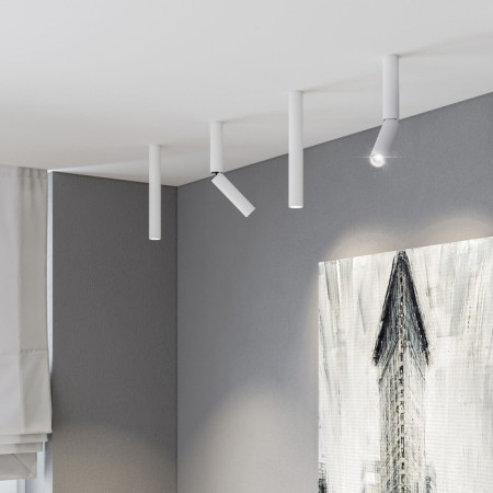 Lamp ceiling Elektrostandard, Pika LED 6 W, 30x30X220 mm, IP20, white color-1
