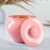 Set "Vyatka Ceramics Trio" 0.6 l x 3 pcs + grasp, pink