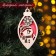 New Year. New Year's set "bulbs" 8 pieces, 2025, red color