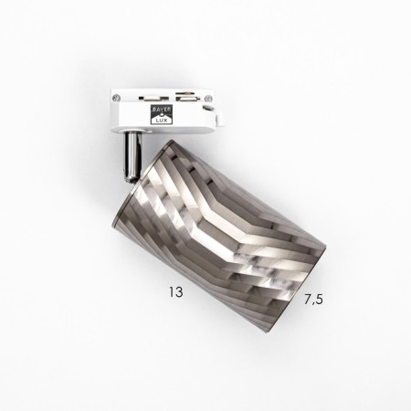 TRUKAL LOMK "Aliser" GU10 220V silver 7.5x7.5x20 cm-9
