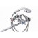 FAUZT FZS-701-32 bathtub mixer, two-wound, long spout, shower set, chrome