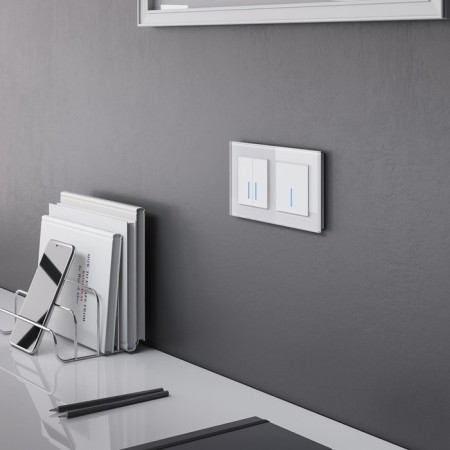 SECROURAL SHAPTER W4520001, two -key, with backlight, 1000 watts, white-3