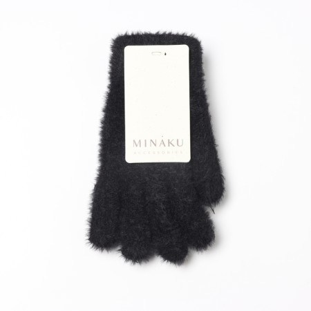 Minaku gloves, black color, 21 cm-3