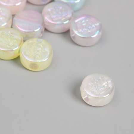 Busina for creativity plastic "Crown on the Circle" Miks Mix 0.7x1.3x1.3 cm-1