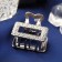 Hair crab "Golda" straight, 2.5 cm, silver