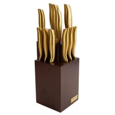 Lenardi knife set, on a stand, 11 items