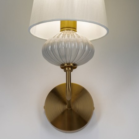 Bra Freya Fr2029WL-01BS Ceramics, 150x320x320 mm, E14, 1x40W, brass color-7