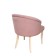 Valencia chair, support array Vanil, Molding Nickel, Velor fabric, Dream Java Color