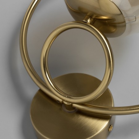 Bra "spherum" E27 40W gold 28x23x23cm-4